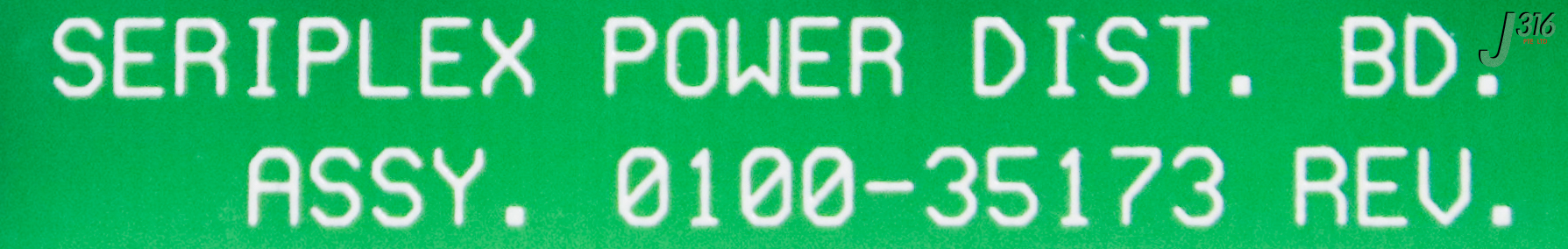 37322 APPLIED MATERIALS PCB, SERIPLEX POWER DISTRIBUTION 0100